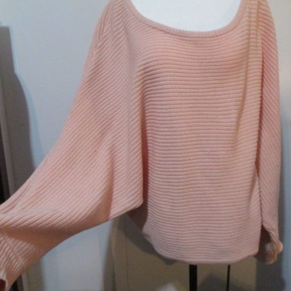 Pink Knit Sweater by ELOQUII Elements - Picture 1 of 6